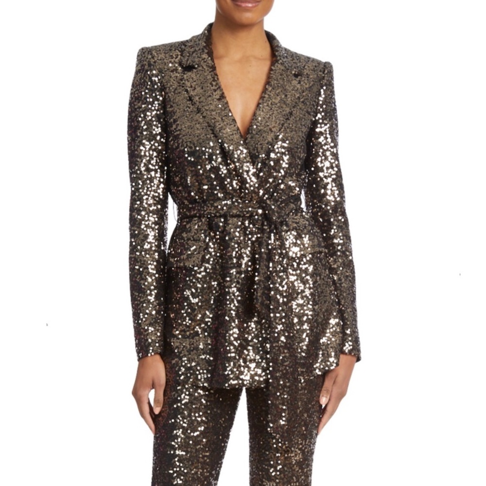 NWT Badgley Mischka The Perfect Sequin Blazer